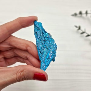 Aqua Aura Blue Kyanite Crystal