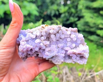Grape Agate Cluster Crystal 334g