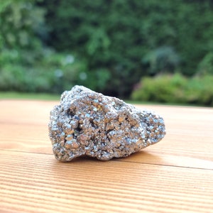 Iron Pyrite Crystal Cluster Mineral Specimen From Peru