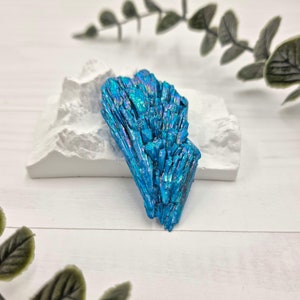 Aqua Aura Blue Kyanite Crystal
