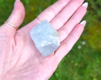 Aquamarin Edelstein Aus Pakistan 44g