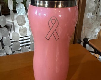 Vaso térmico Einstein Bros Bagels color rosa perla (raro)