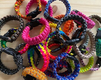 Handmade Paracord Bracelet – Solomon Bar Weave Survival Wristband, USA Made