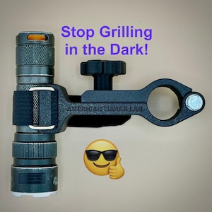 Flashlight Mount for the Grill