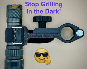 Flashlight Mount for the Grill