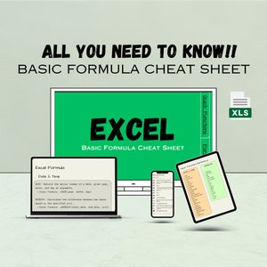 Excel Basic Formula Cheat Sheet