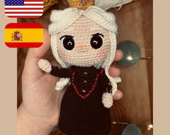 Amigurumi pattern for Rahenyra doll