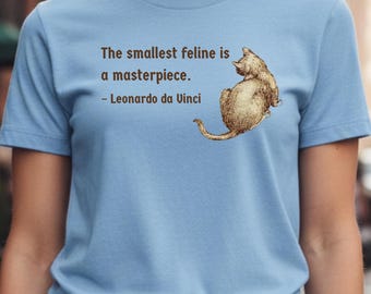 Cat T-Shirt Da Vinci Masterpiece