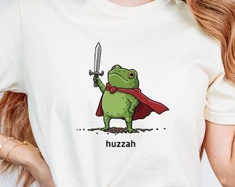 Frog Huzzah Tshirt, Comfort Colors 1717
