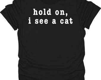 Funny Cat Lover T-Shirt, Introvert Cat Tee, Cat Mom Graphic Shirt