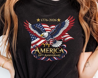 American Eagle Flag Graphic T-shirt | Comfort Colors 1717