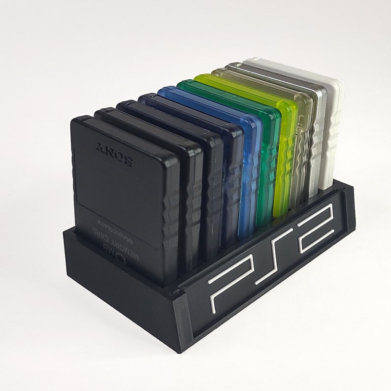 Playstation 2 Memory Card Display & Storage Holder - Etsy