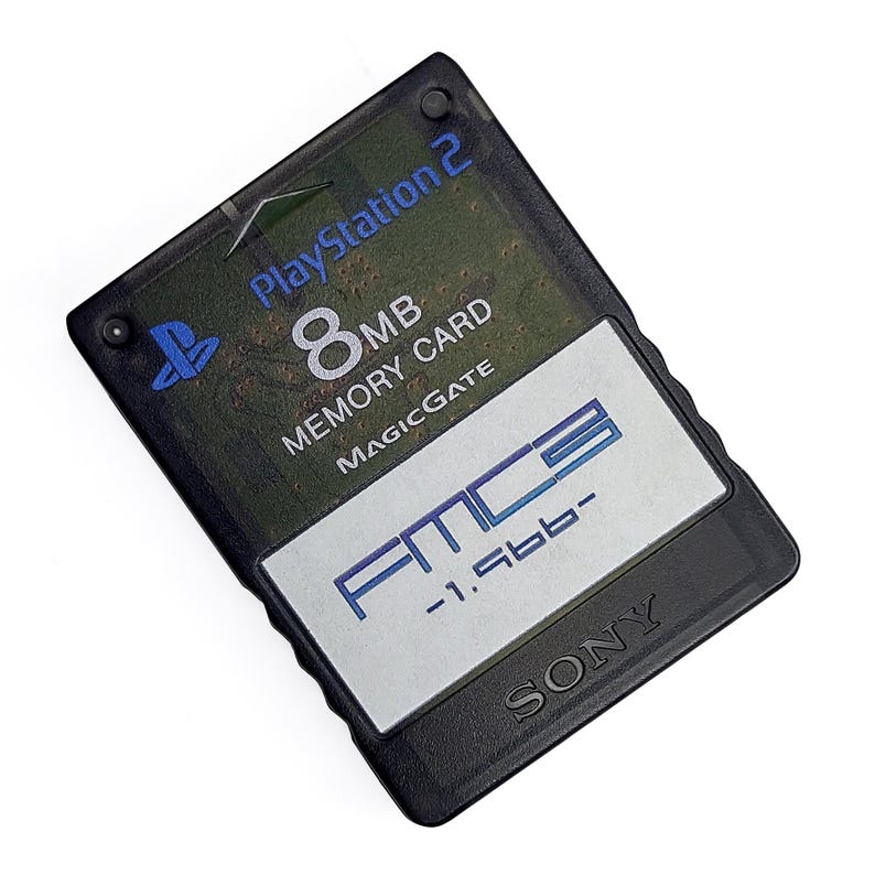 FreeMcBoot FMCB 1.966 PlayStation 2 8MB Sony SCPH-10020 Official MagicGate Memory Card image 5