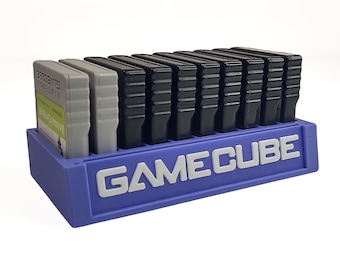 Nintendo GameCube Memory Card Display Tray & Storage Holder Game Cube Accessory