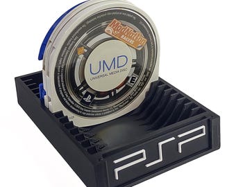 Soporte de exhibición y almacenamiento UMD para PSP