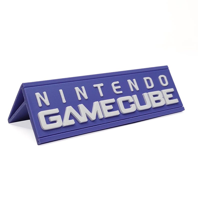Retro Game Display Card Logo for Shelf - PS2 PS3 PS1 PSP Gamecube SNES ...