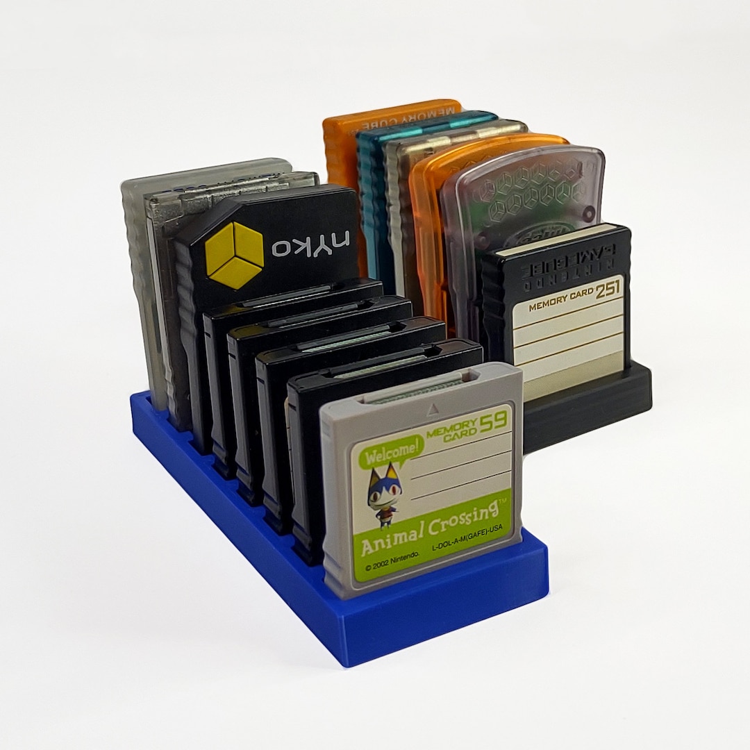 Nintendo Gamecube Memory Card Holder Display Storage Accessory - Etsy
