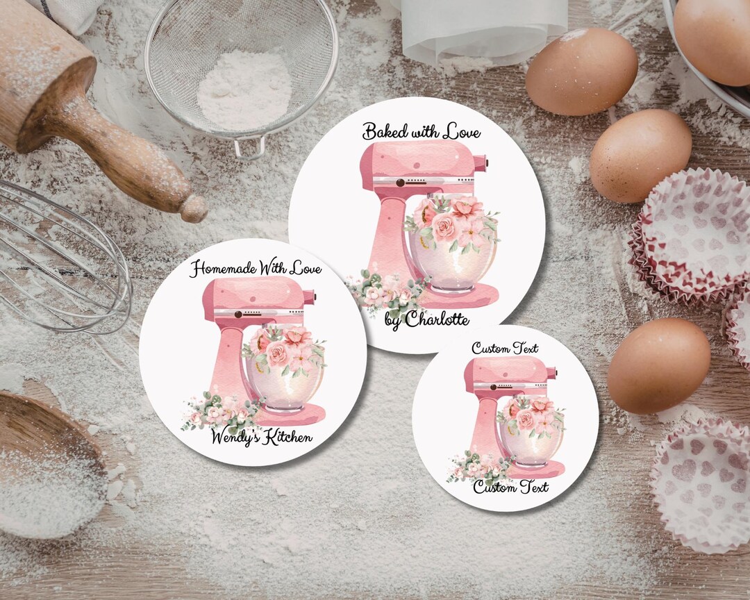Custom Bakery Stickers | Personalized Baked Goods Labels, Matte Finish ...