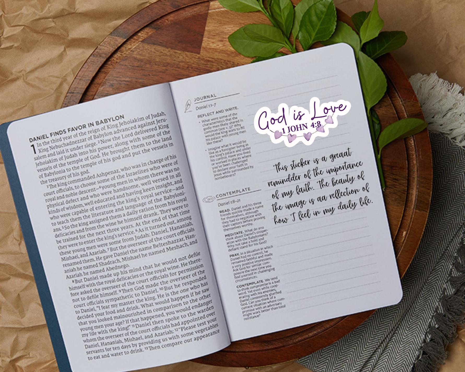 Christian Sticker Set: Bible Verse Decals, Faith Based (8-pack) - Etsy