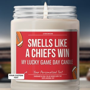 Kansas City Chiefs Gift for Kansas City Chiefs Football Fan Gifts for Chiefs Fan Gift for KC Chiefs Fan Smells like a Chiefs Win Superbowl