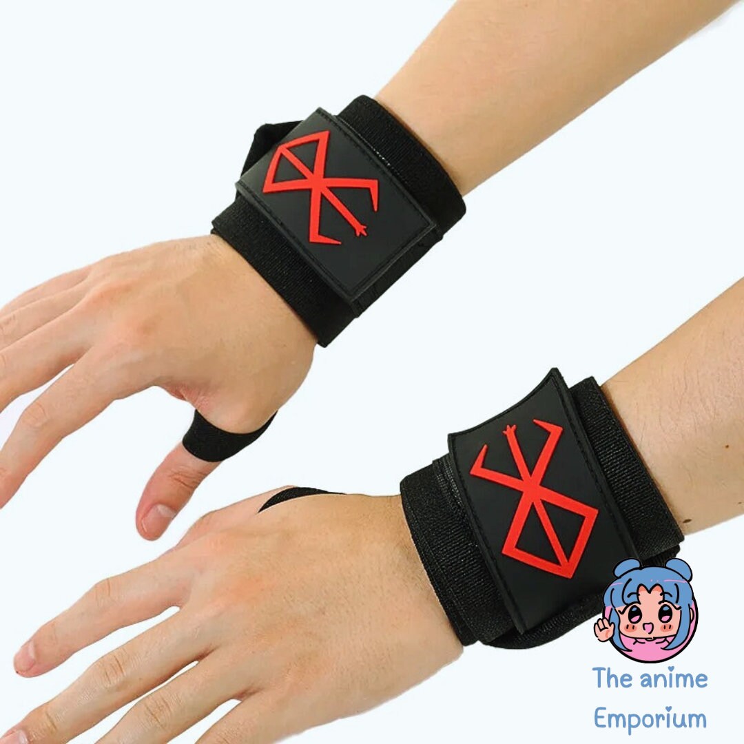 Berserk/akatsuki Weightlifting Wrist Wraps for Men & Women