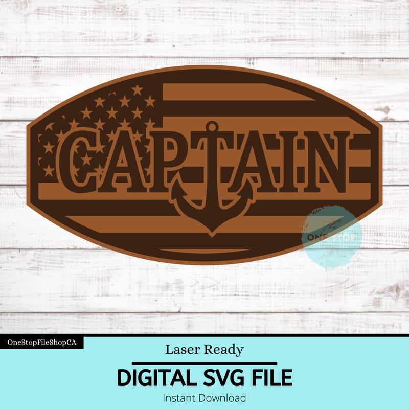 Boat Captain Svg - Etsy