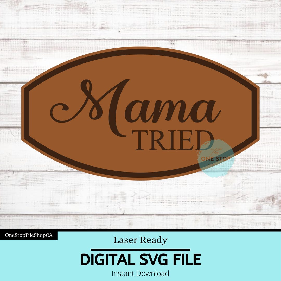 Vintage Mama Tried Baseball Cap - Snapback Trucker Hat With Leather Patch For Men & Women
