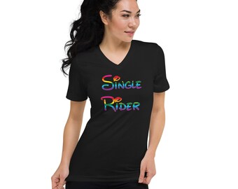 Single Rider Disney Pride T-Shirt Rainbow, Womens, Mens, Unisex