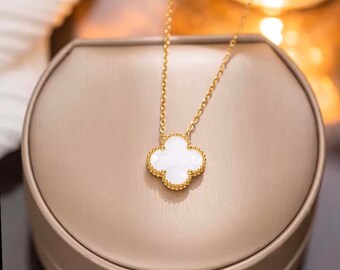 Clover Necklace 18K Gold Plated  | Stainless Steel | Perfect Gift | Women's Jewellery | Necklace | Fashion Jewellery |