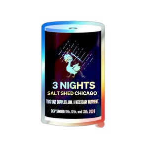Holografische gestanste stickers Goose Salt Shed Band