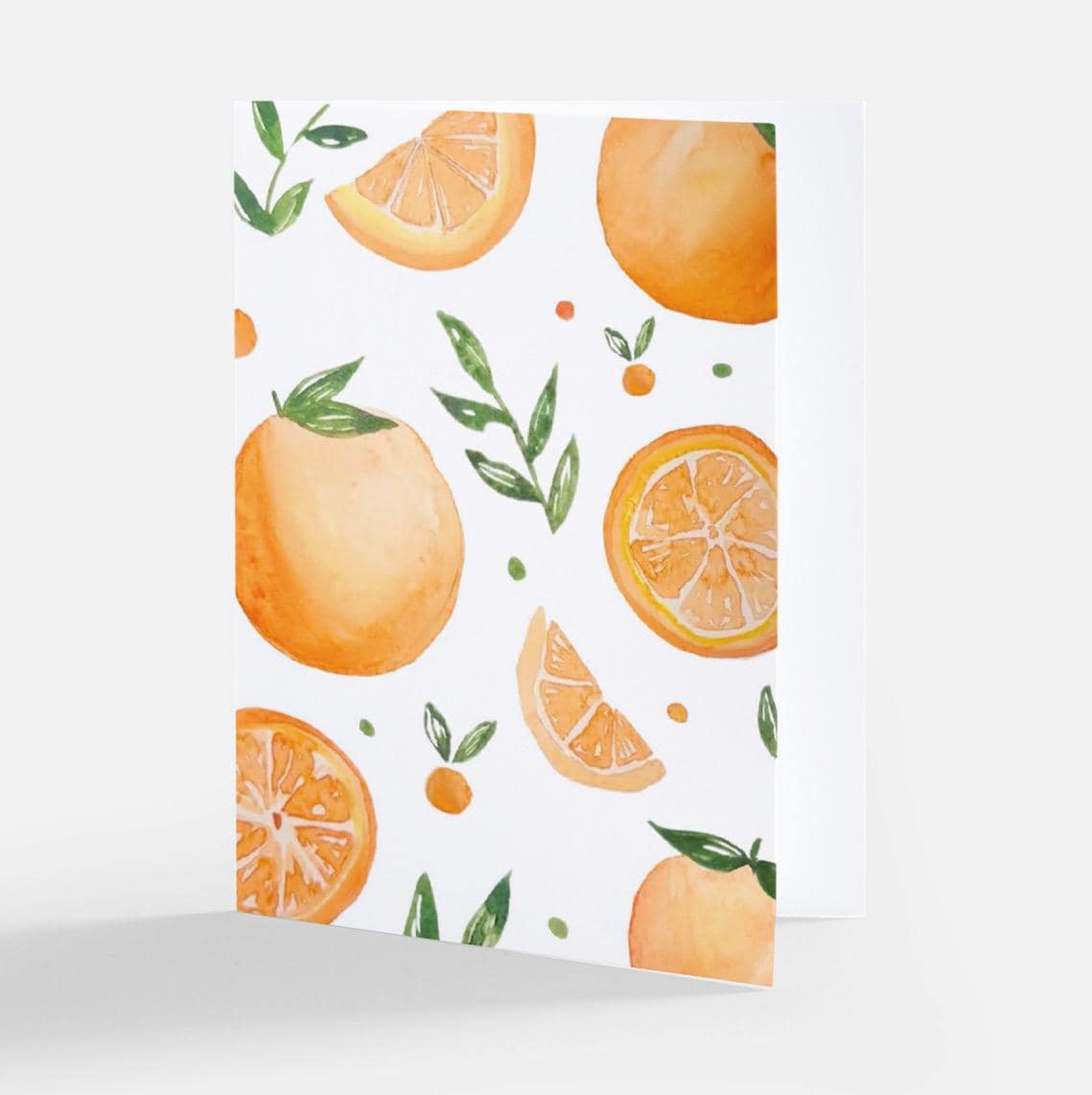 Hand-Painted Citrus Notecards