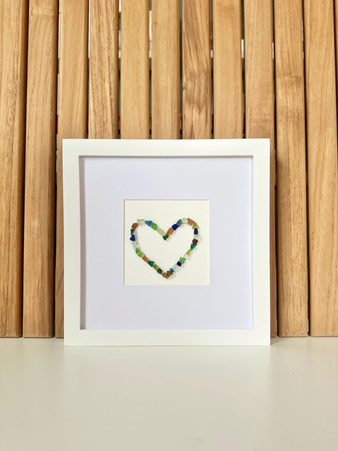 Image showcasing Carved Sea Turtle with Sea Glass Wind Chime - Coastal Garden Decor ...