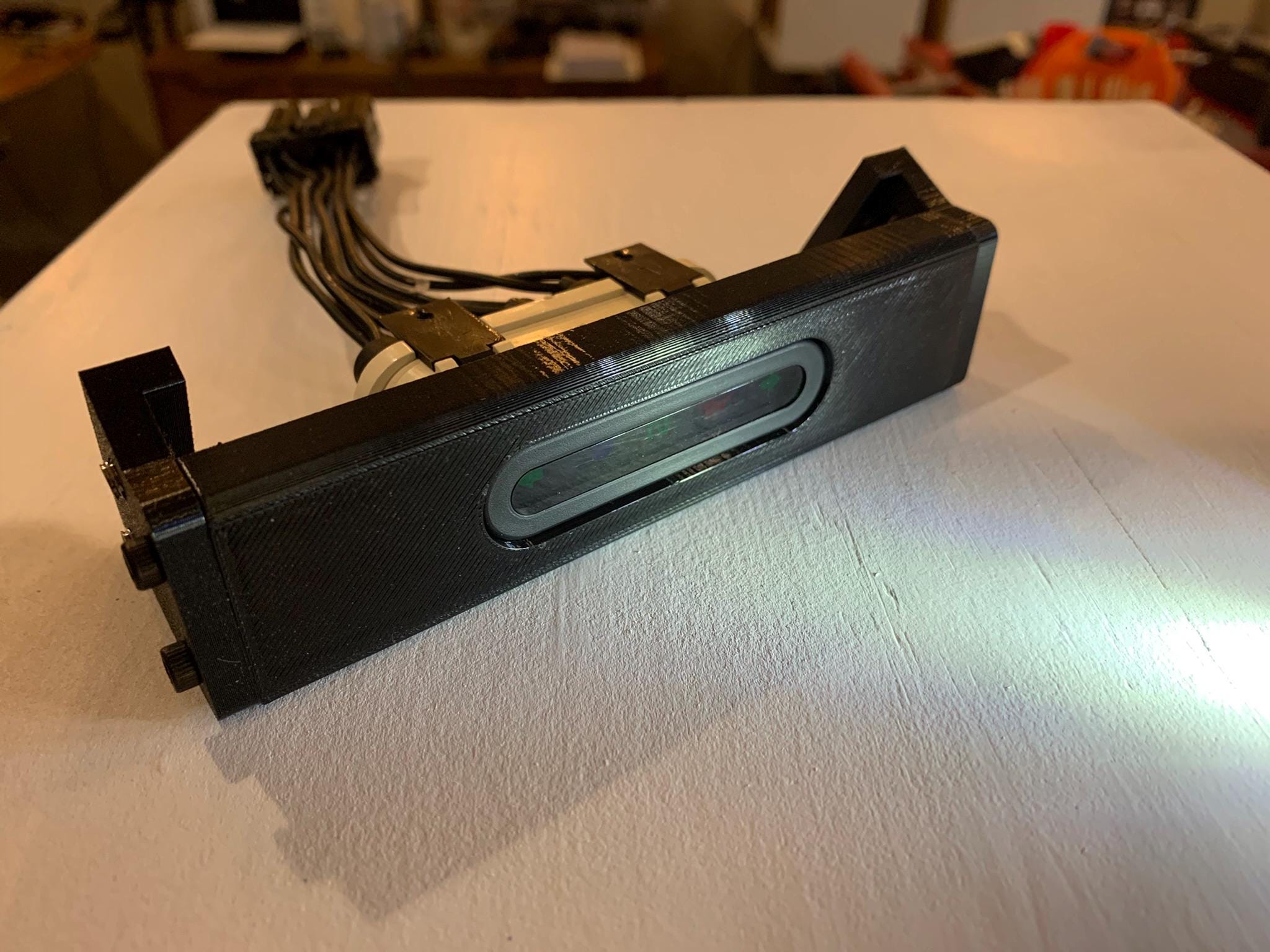 Dyna Single Thrashin Supply OG Riser Gauge Relocation Front