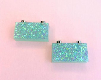2er Set ELIXIR Springende Spinne Regale | Glitzer pinke springende Spinne Ledges
