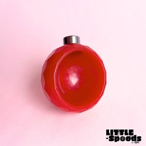 Red Jumping spider hide - Basics collection | Jumping spider feeder bowl | Magnetic feeder bowl