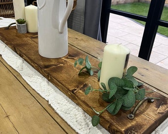 Rustic Wooden Grazing Board - Hand Grafted Grazing Platter / Table Runner / Styling Board / Serving Tray / Mezze Board Reclaimed Wood