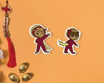 Year of the Horse Die Cut Stickers