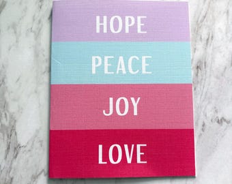 Holiday Advent Greeting Card