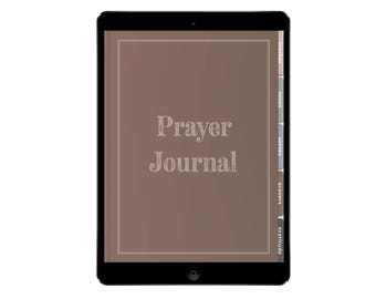 Digital Prayer Journal, Christian, Undated, Goodnotes (Digital Download)