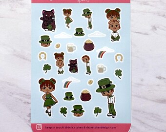 Sticker Sheet - St. Patrick's Day Sampler