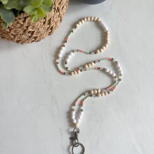 The Classy - Teacher Lanyard, ID badge holder, Teacher Gift, Lanyard, Work Lanyard, Beaded Lanyard, Breakaway Lanyard, Dressy Lanyard