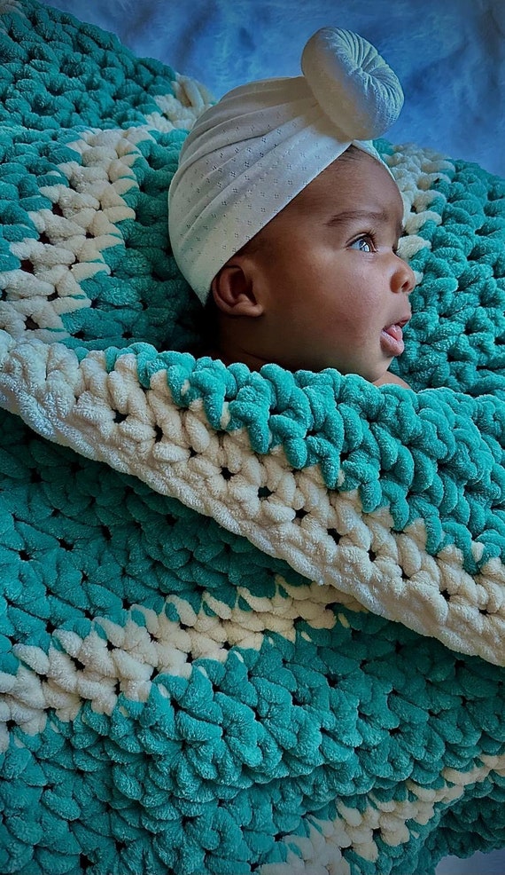 Blanket Pattern Big Chunky Yarn Blanket Baby Blanket Patterns How