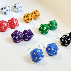 D20 Dice Earrings
