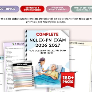 Preparazione all'esame NCLEX-PN: 600 domande per la sessione d'esame 2026-2027