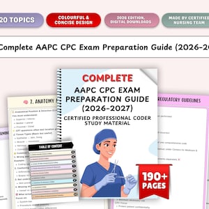Guía de estudio definitiva para el examen CPC de la AAPC con preguntas de práctica, NUEVA 2026, 2027