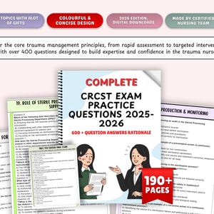 Övningsfrågor för CRCST-examen 2025-2026 |