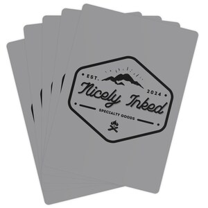 Carte con stemma Nicely Inked / Carte da poker / Prodotti speciali Nicely Inked