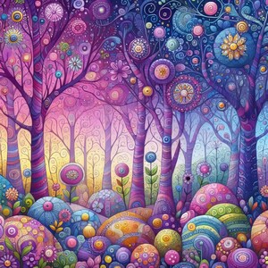 Spring Forest Fantasy 10 High Res Watercolor Jpgs, Junk Journaling ...