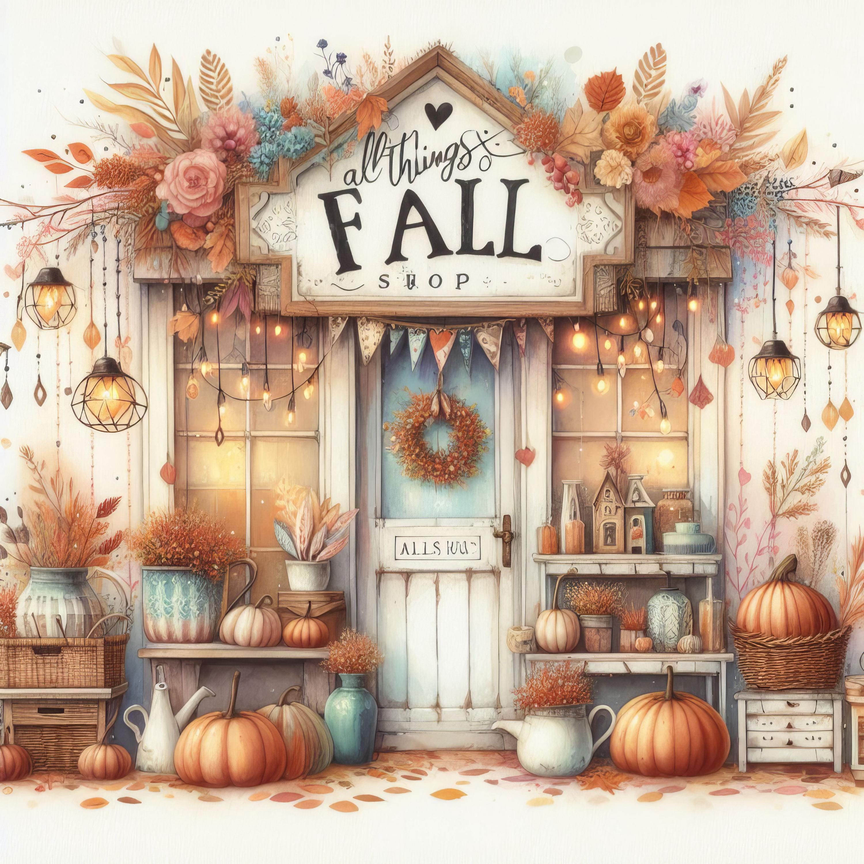 All Things Fall Shop: Clip Art 10 High Res Watercolor Jpgs for Junk ...