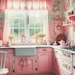 Pink Retro Kitchen Clipart Bundle 10 High Res Watercolor Jpgs for Junk ...